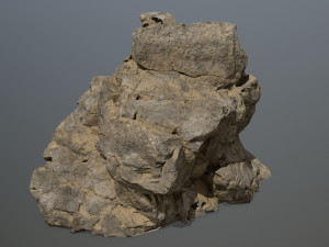 desert rock set Modèle 3D