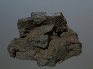 rocce Modello 3D