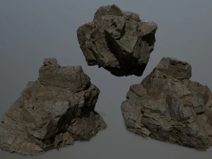 rocce Modello 3D