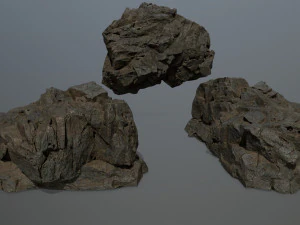rocce Modello 3D