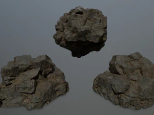 rocce Modello 3D