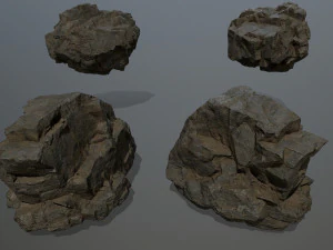 rocce Modello 3D