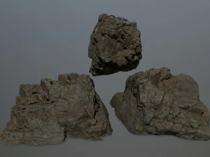 rocce Modello 3D