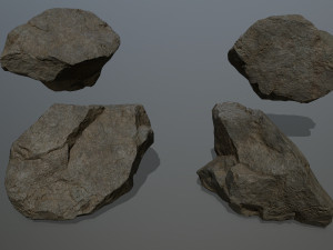 rocks Modèle 3D