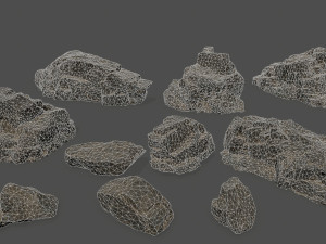 rocks Modèle 3D