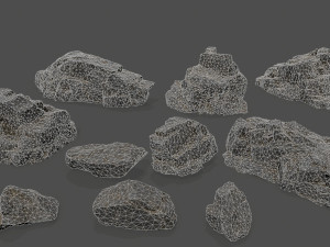 rocks 3Dモデル