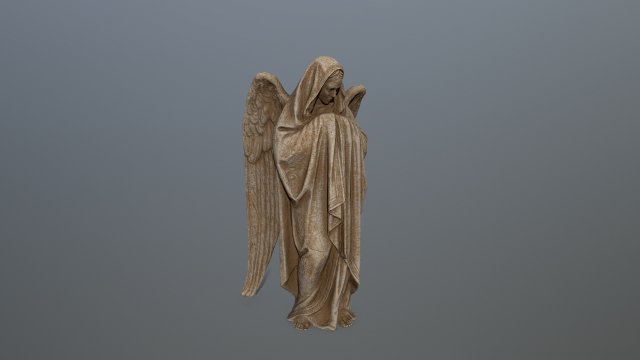 angel statue Modèle 3D .c4d .max .obj .3ds .fbx .stl .blend 