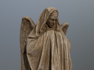 angel statue Modèle 3D
