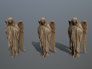 angel statue Modèle 3D