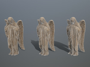 angel statue Modèle 3D