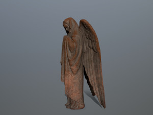 angel statue 3D 模型
