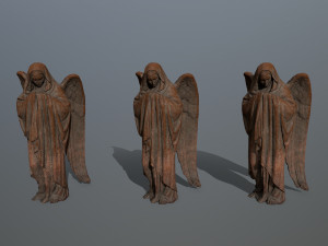 angel statue 3D 模型