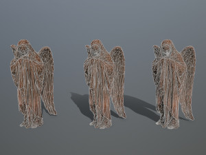 angel statue 3D 模型
