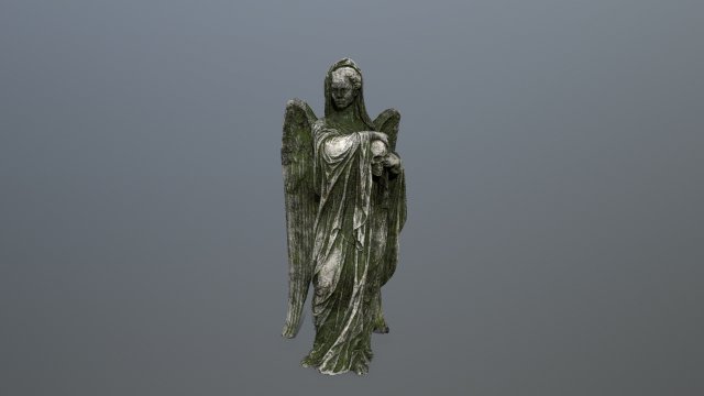 angel statue 3D मॉडल .c4d .max .obj .3ds .fbx .stl .blend