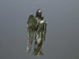 angel statue 3D मॉडल