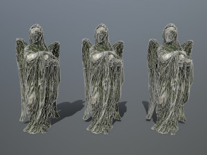 angel statue 3D मॉडल