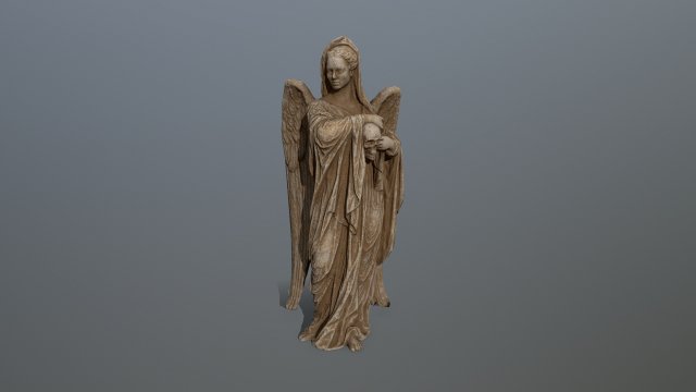 angel statue 3D Modell .c4d .max .obj .3ds .fbx .stl .blend