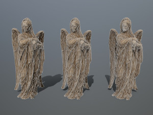 angel statue 3D Modell