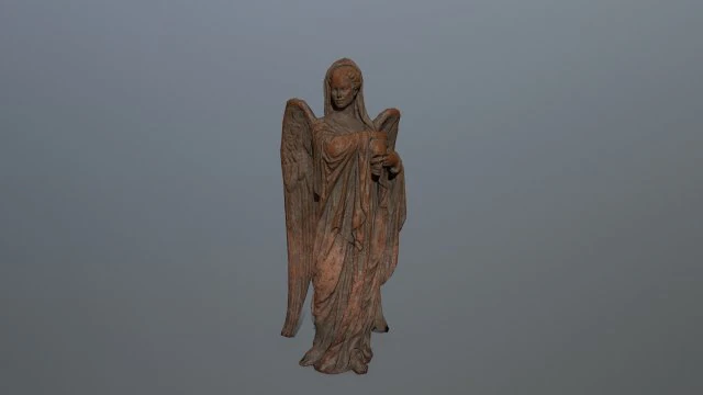 angel statue 3D Model .c4d .max .obj .3ds .fbx .stl .blend 