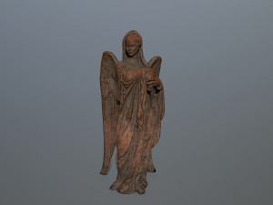 angel statue 3D मॉडल