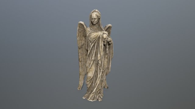 angel statue 3D Model .c4d .max .obj .3ds .fbx .stl .blend 
