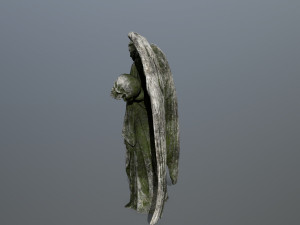 angel statue Model 3D