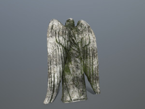angel statue Model 3D