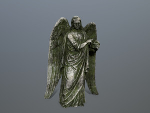 angel statue Model 3D