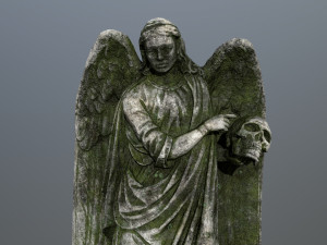 angel statue Model 3D