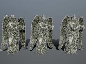 angel statue Model 3D