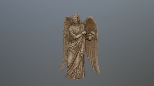 angel statue 3D Модель .c4d .max .obj .3ds .fbx .stl .blend 