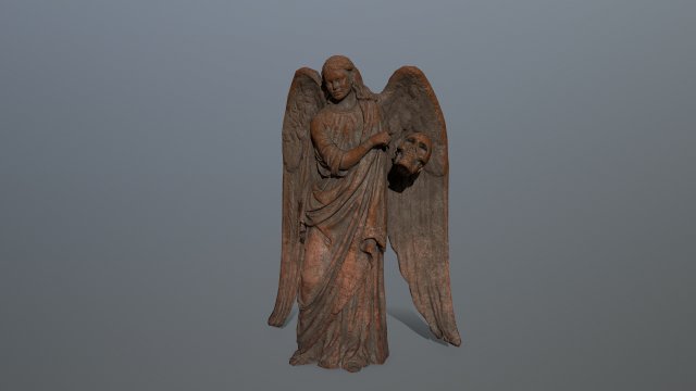angel statue 3Dモデル .c4d .max .obj .3ds .fbx .stl .blend 