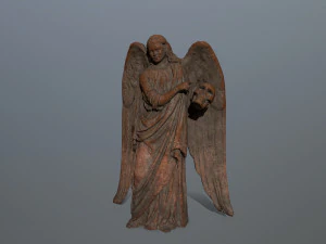 देवदूत की मूर्ति 3D मॉडल