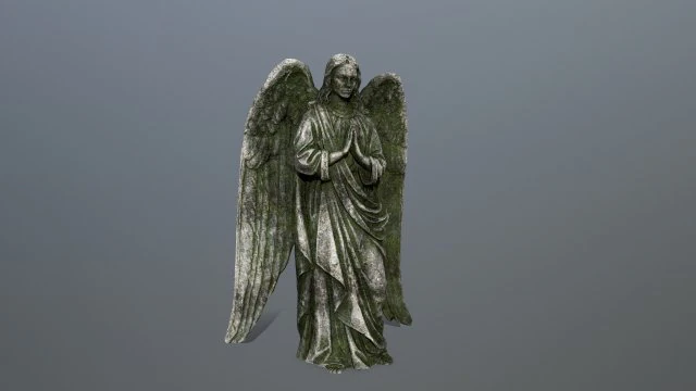 angel statue 3D Model .c4d .max .obj .3ds .fbx .stl .blend
