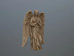 est&aacute;tua de anjo Modelo 3D