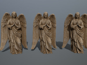 angel statue Modèle 3D