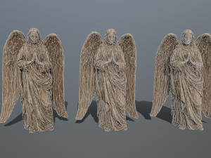 angel statue Modèle 3D