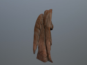 angel statue 3D 模型