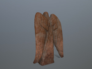 angel statue 3D 模型