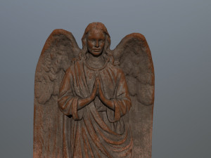 angel statue 3D 模型