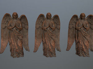 angel statue 3D 模型