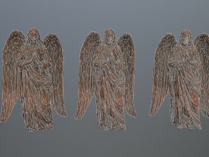 angel statue 3D 模型