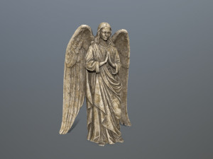 angel statue 3D मॉडल