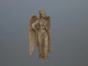 천사 동상 3D 모델