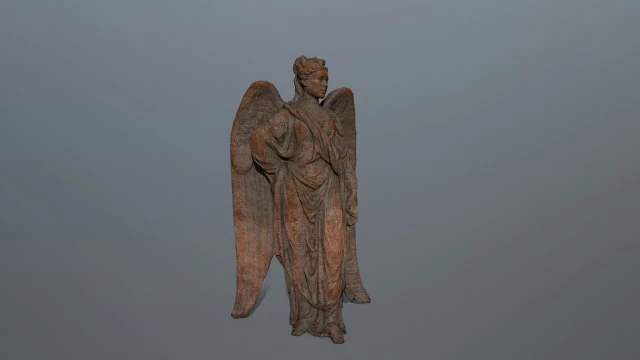 angel statue 3D Model .c4d .max .obj .3ds .fbx .stl .blend