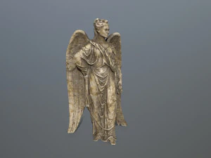 천사 동상 3D 모델