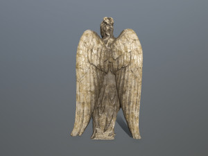 angel statue 3D 模型