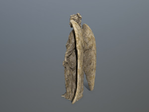 angel statue 3D 模型