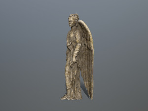 angel statue 3D 模型