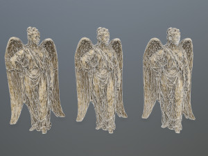 angel statue 3D 模型